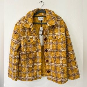 Mustard Sherpa jacket